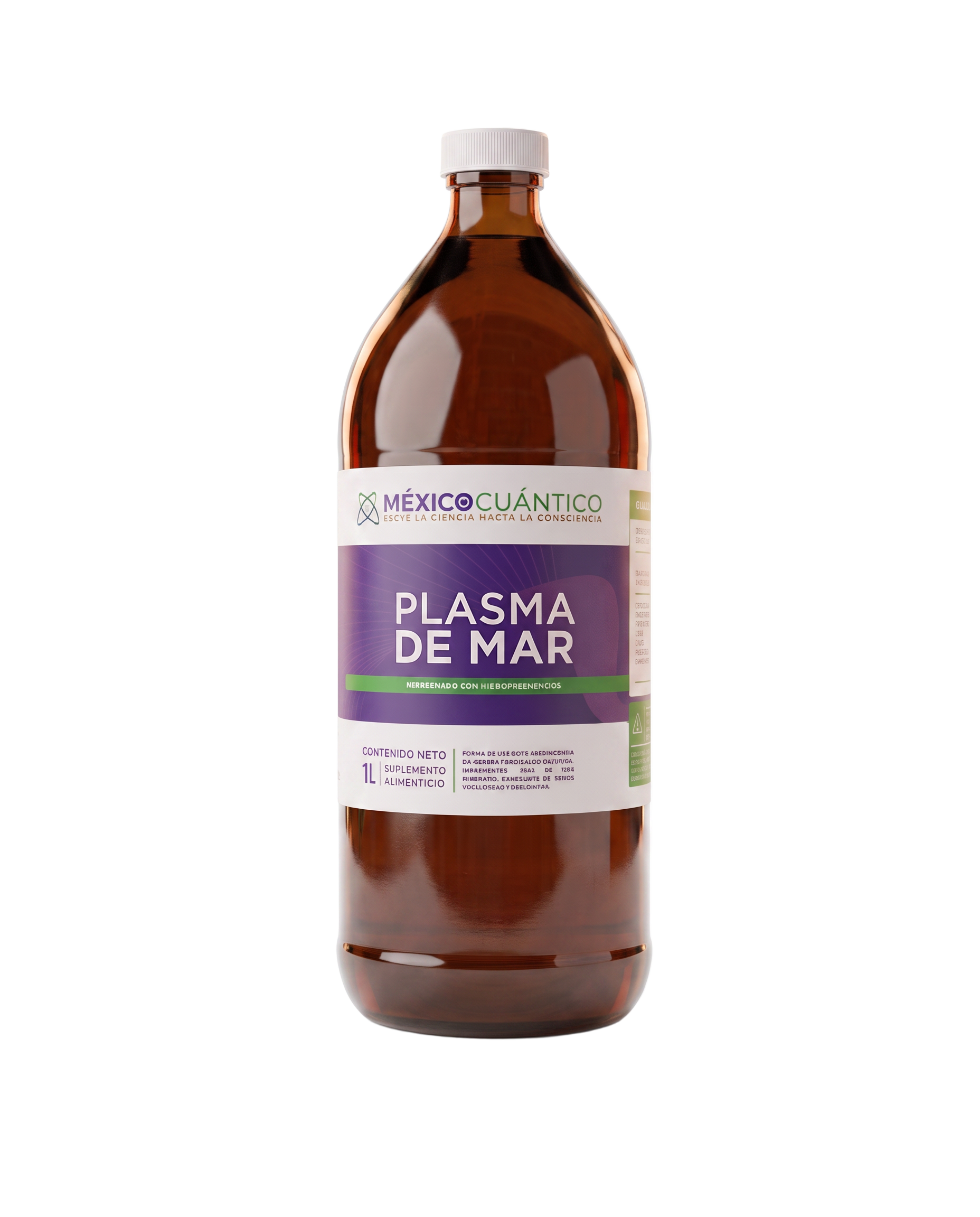 Botella de Plasma de Mar México Cuántico