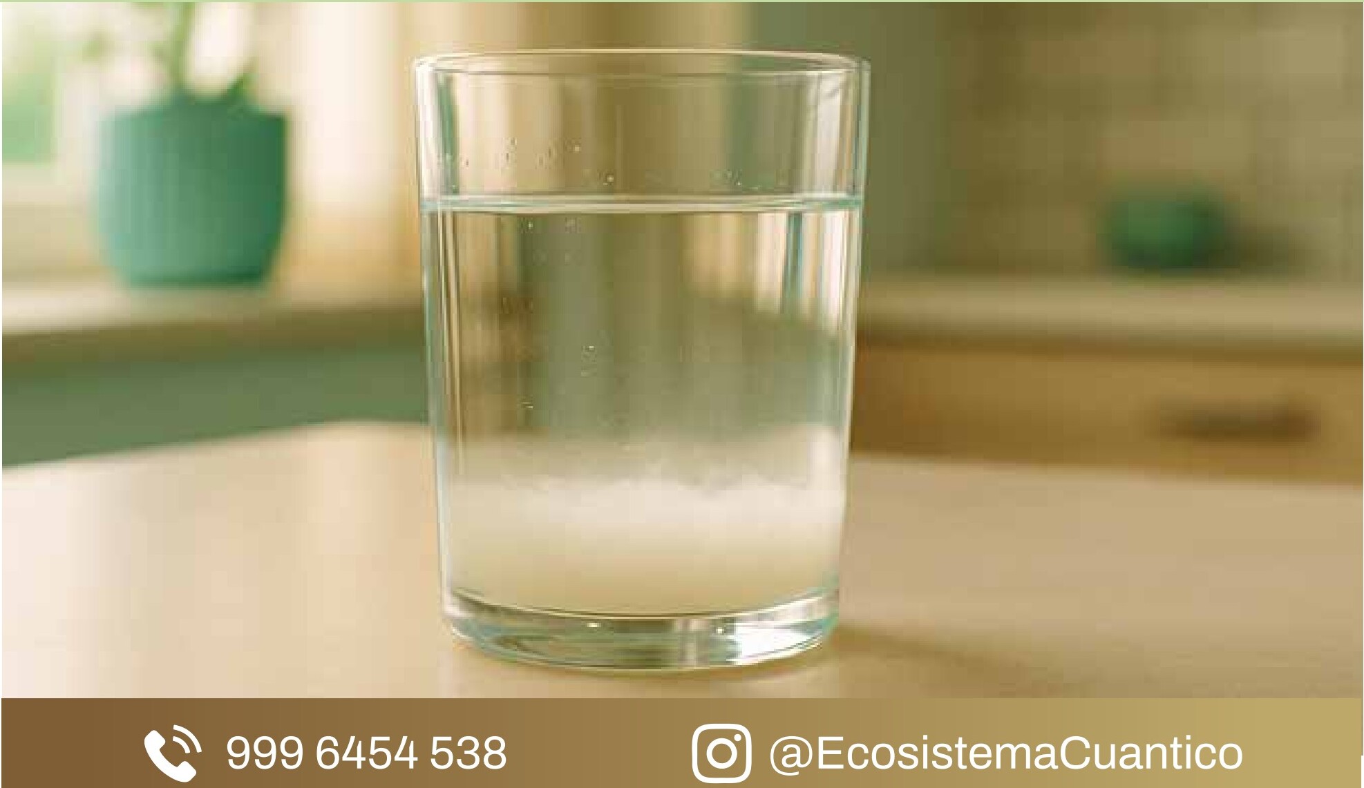 Vaso con Plasma de Mar diluido