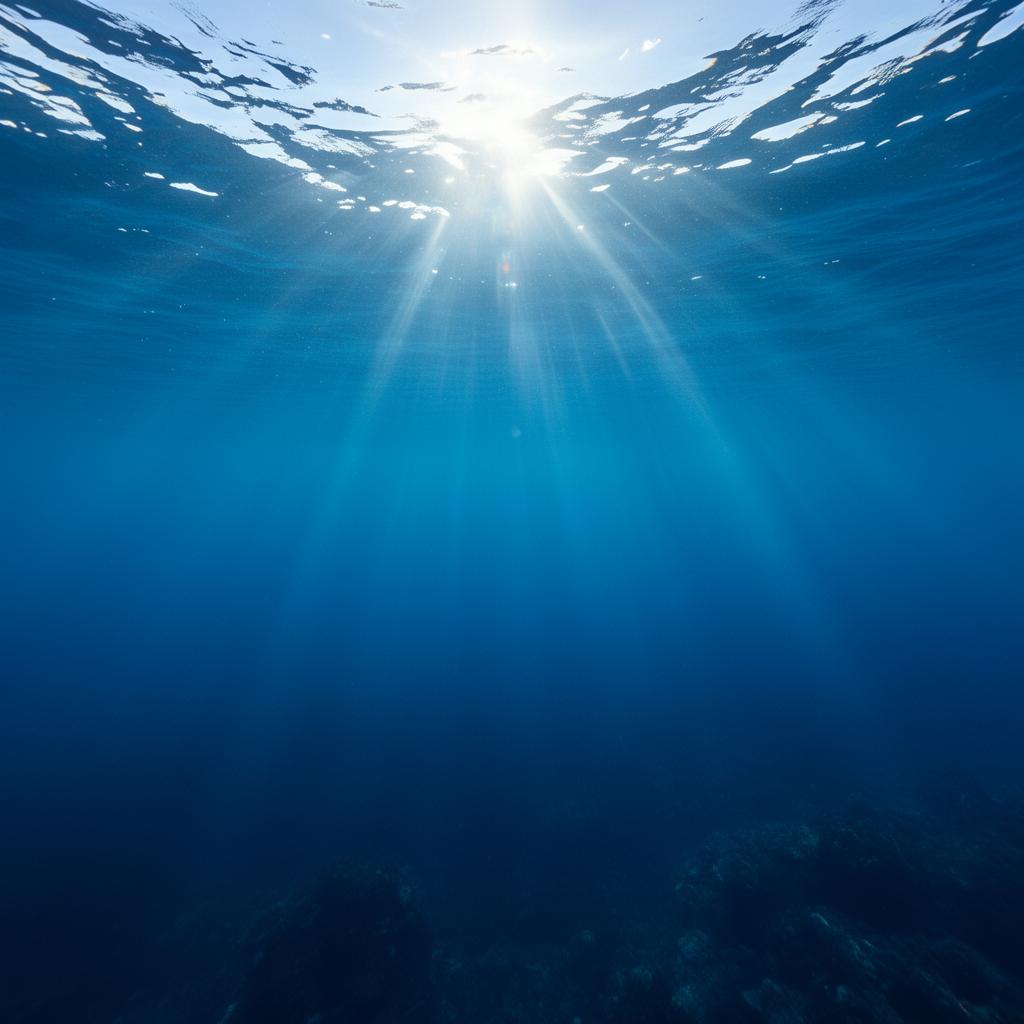 Profundidades del océano — origen del Plasma de Mar
